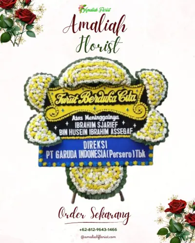 Papan Bunga Duka di Babakanraden