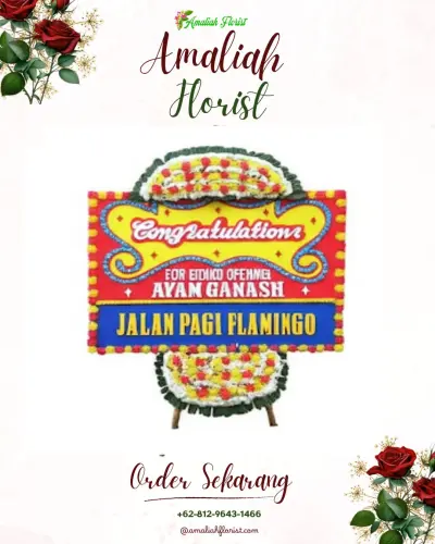 Bunga Papan Congratulation di Babakanraden